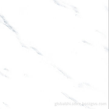 Super White Nano Polished Tiles with 9.5 to 10mm Thickness, Natural Marble Look, Sized 600 x 600mm